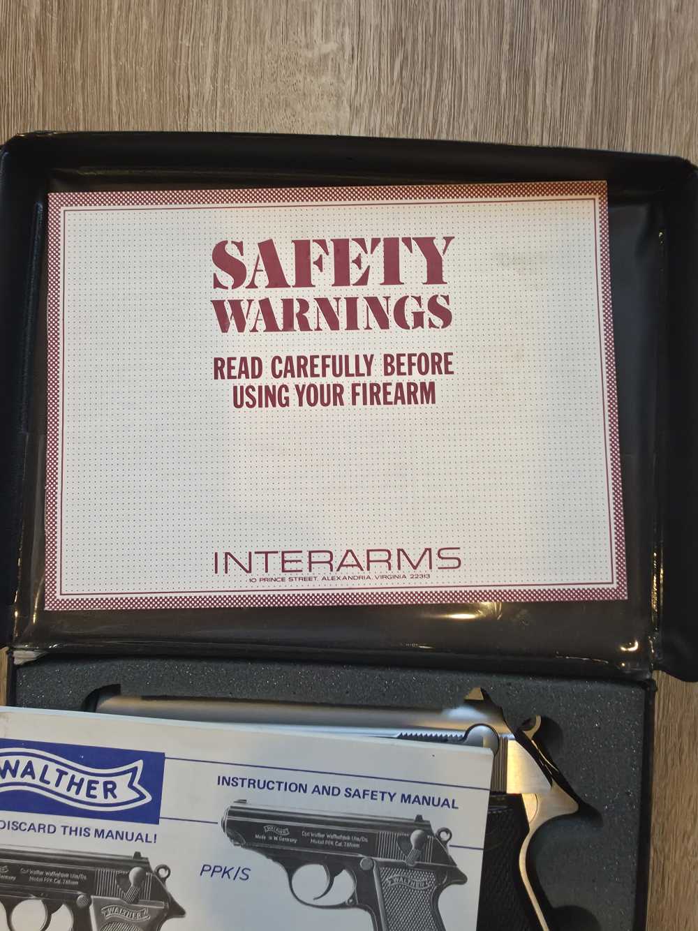 Walther Interarms PPK/S .380 ACP Stainless NIB Unfired 2 Mags Box-img-9