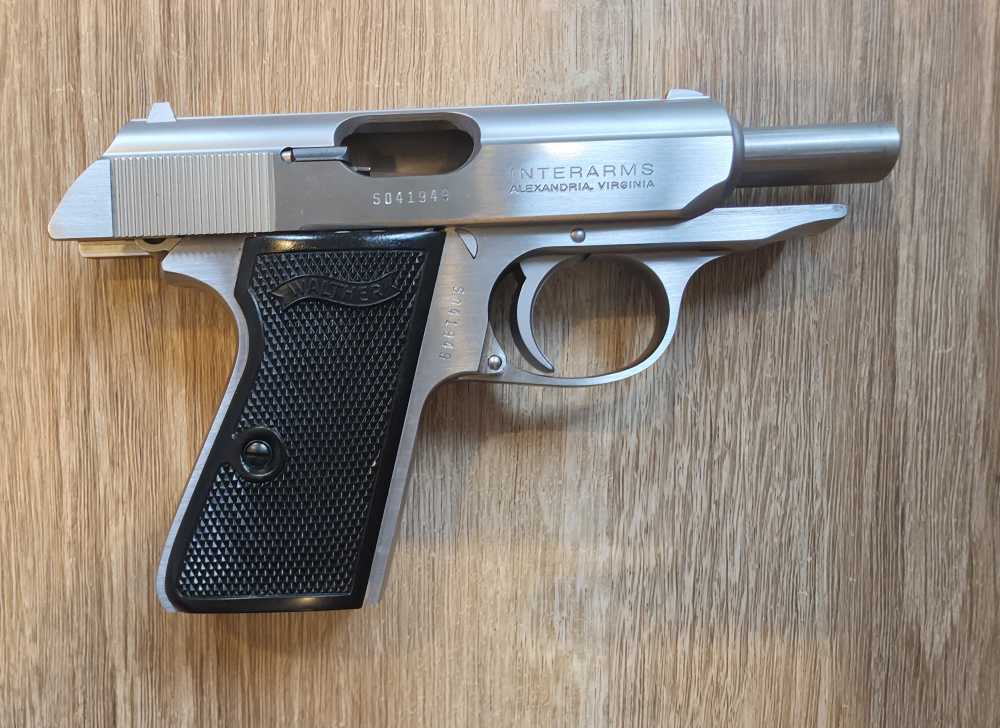 Walther Interarms PPK/S .380 ACP Stainless NIB Unfired 2 Mags Box-img-4