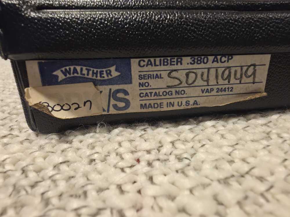Walther Interarms PPK/S .380 ACP Stainless NIB Unfired 2 Mags Box-img-12