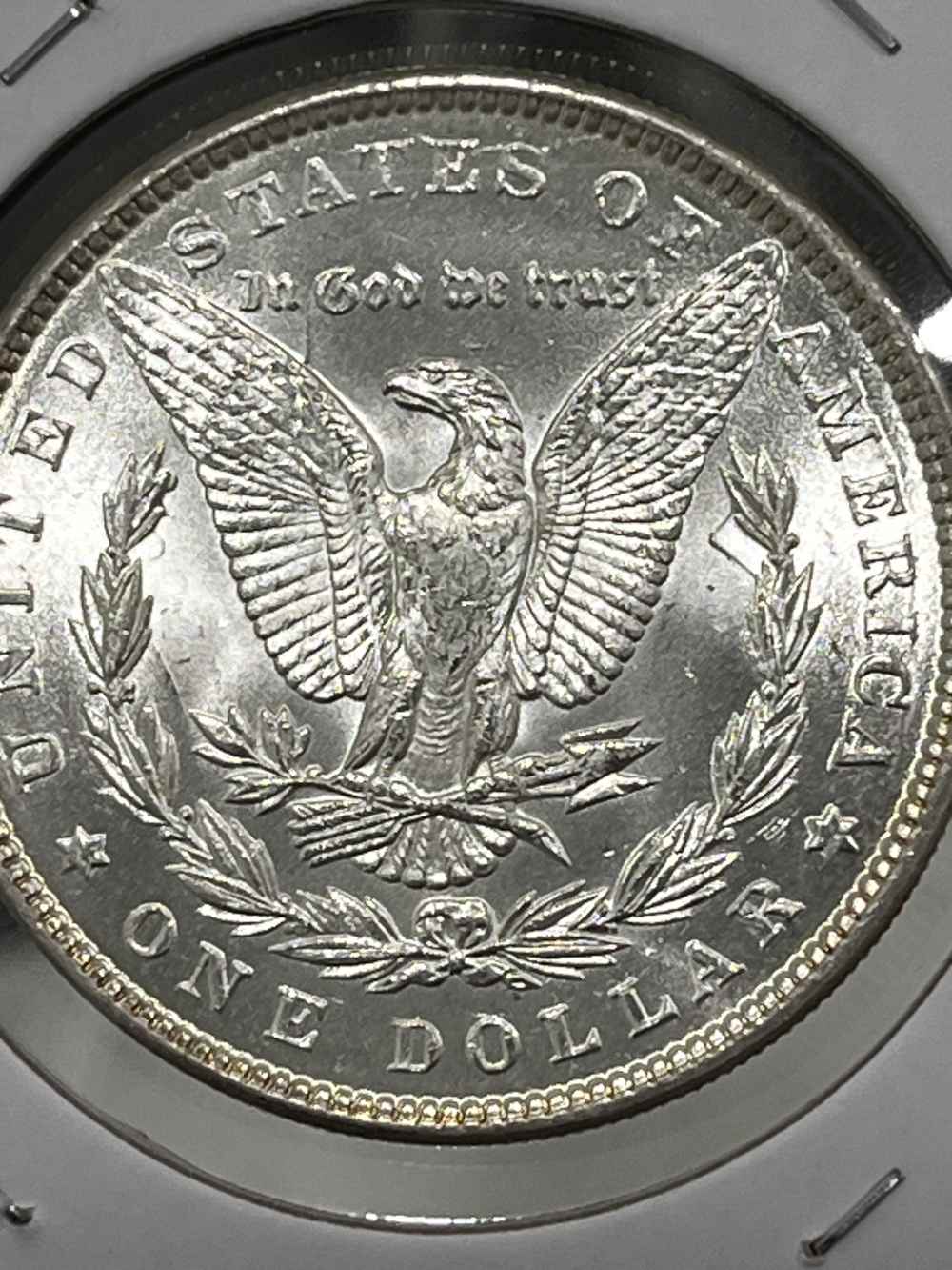 Beautiful 1887 Morgan Silver Dollar 90% Silver BU!-img-3