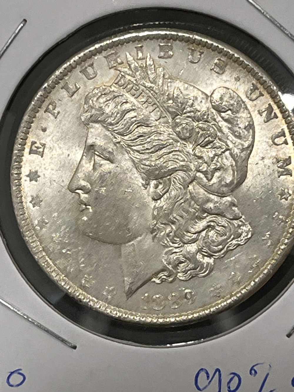 Beautiful 1889 Morgan Silver Dollar 90% Silver BU!-img-2