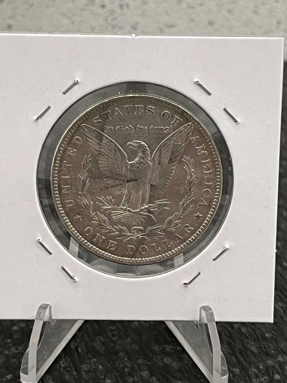 Beautiful 1881 Morgan Silver Dollar 90% Silver AU-BU!-img-1
