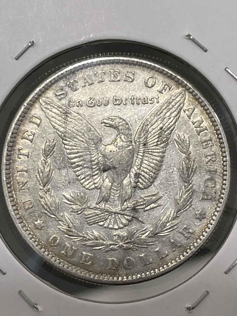 Beautiful 1881 Morgan Silver Dollar 90% Silver AU-BU!-img-3