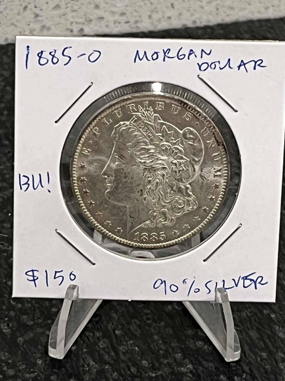 Beautiful 1885-O Morgan Silver Dollar 90% Silver BU!-img-0