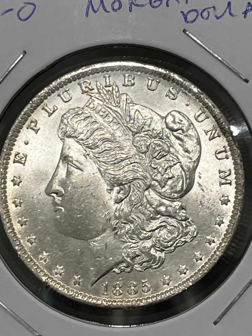 Beautiful 1885-O Morgan Silver Dollar 90% Silver BU!-img-2