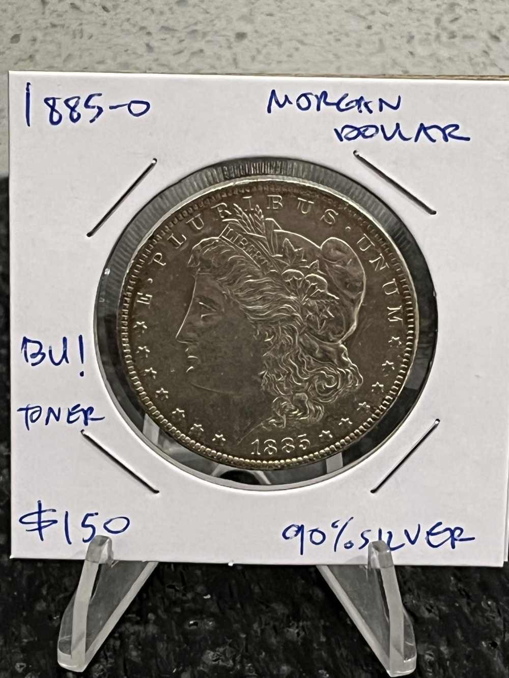 Beautiful 1885-O Morgan Silver Dollar 90% Silver BU!-img-0