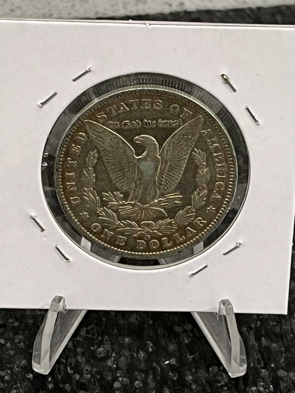 Beautiful 1887-O Morgan Silver Dollar 90% Silver AU!-img-1