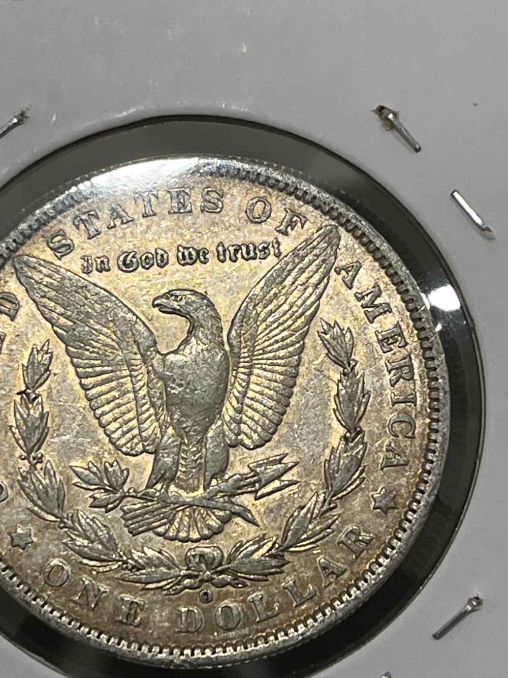 Beautiful 1887-O Morgan Silver Dollar 90% Silver AU!-img-3