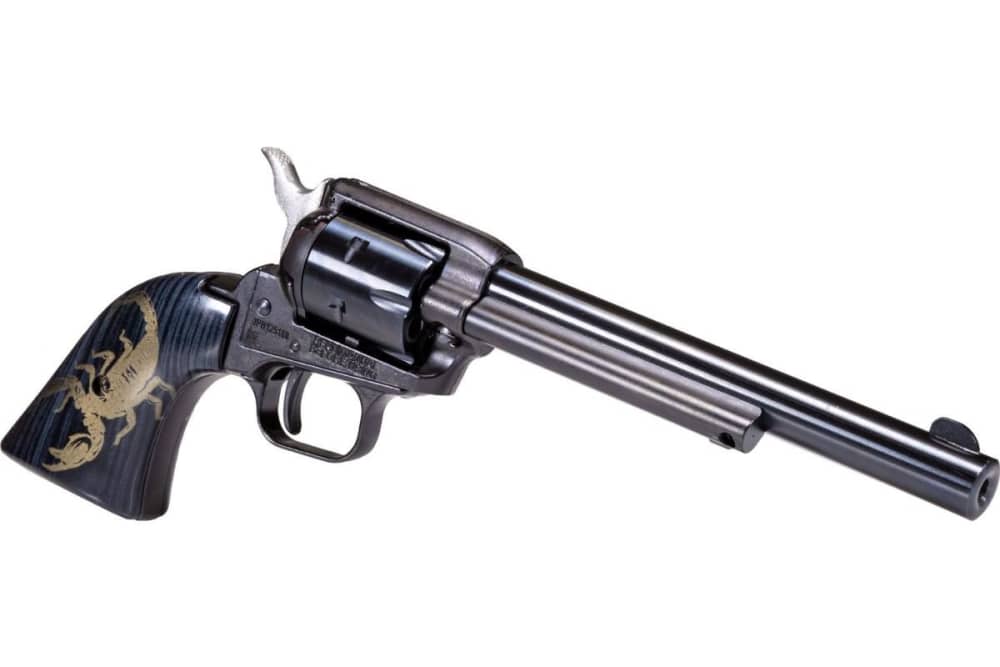 Heritage Rough Rider Revolver 6.5" Poly Star & Scorpion Grips 6rd 22LR-img-2