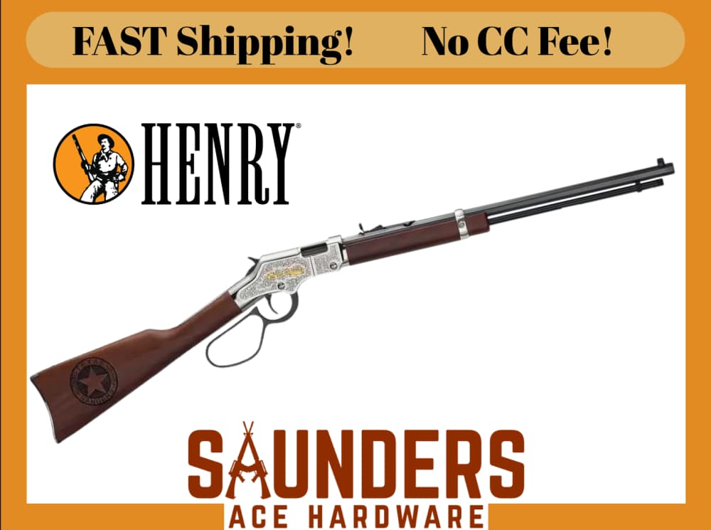 HENRY GOLDEN BOY TEXAS RANGERS TRIBUTE Lever Action Rifle 22LR 16R 20"-img-0