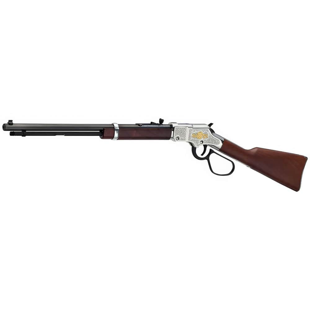 HENRY GOLDEN BOY TEXAS RANGERS TRIBUTE Lever Action Rifle 22LR 16R 20"-img-1