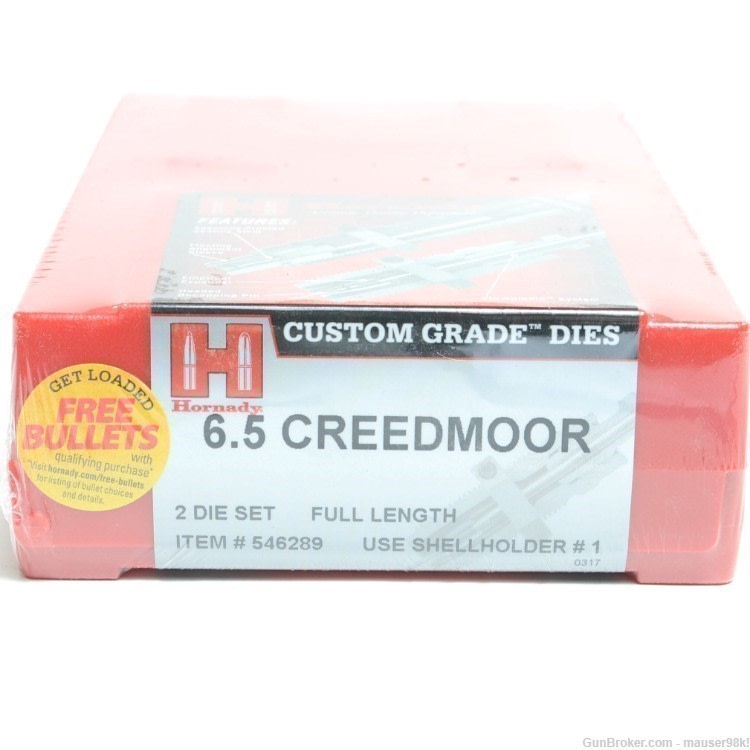  6.5 Creedmoor New Dimension Series Hornady # 546289 Two-Die Rifle Set NIB-img-0
