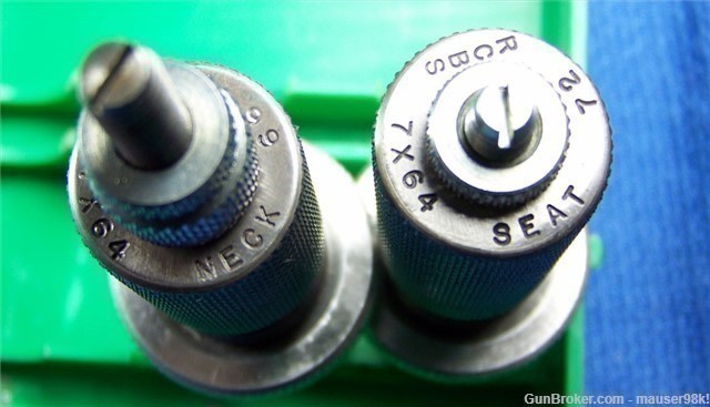7x64mm Brenneke RCBS 2-Die Set Neck Sizer Set -img-0