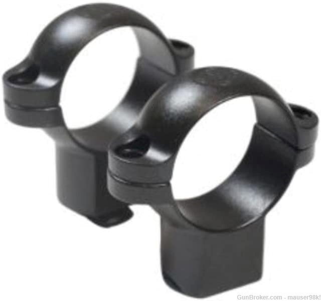 Leupold Standard Rifle Scope Ring, 1in, Super High, Matte Black, 49907-img-0