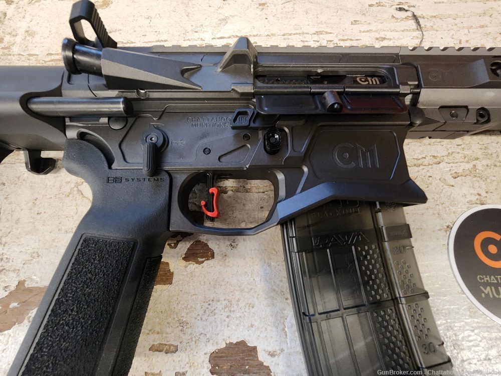 CM15 300 Blackout 10" Pistol AR15 M4 Black Tungsten and Black-img-3