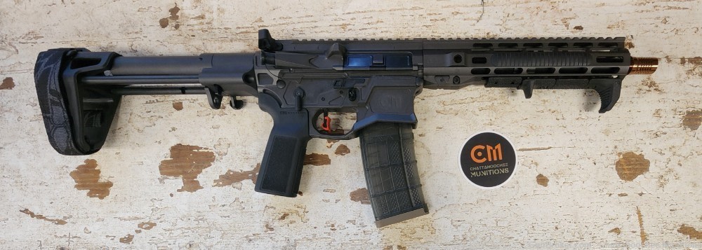 CM15 300 Blackout 10" Pistol AR15 M4 Black Tungsten and Black-img-1