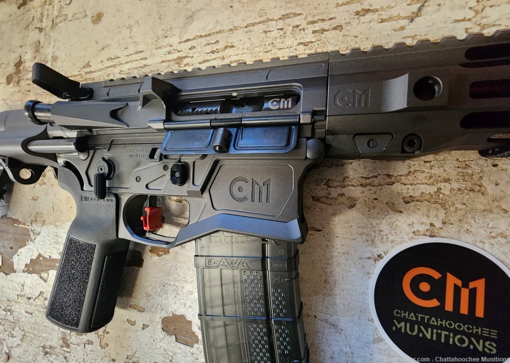 CM15 300 Blackout 10" Pistol AR15 M4 Black Tungsten and Black-img-4
