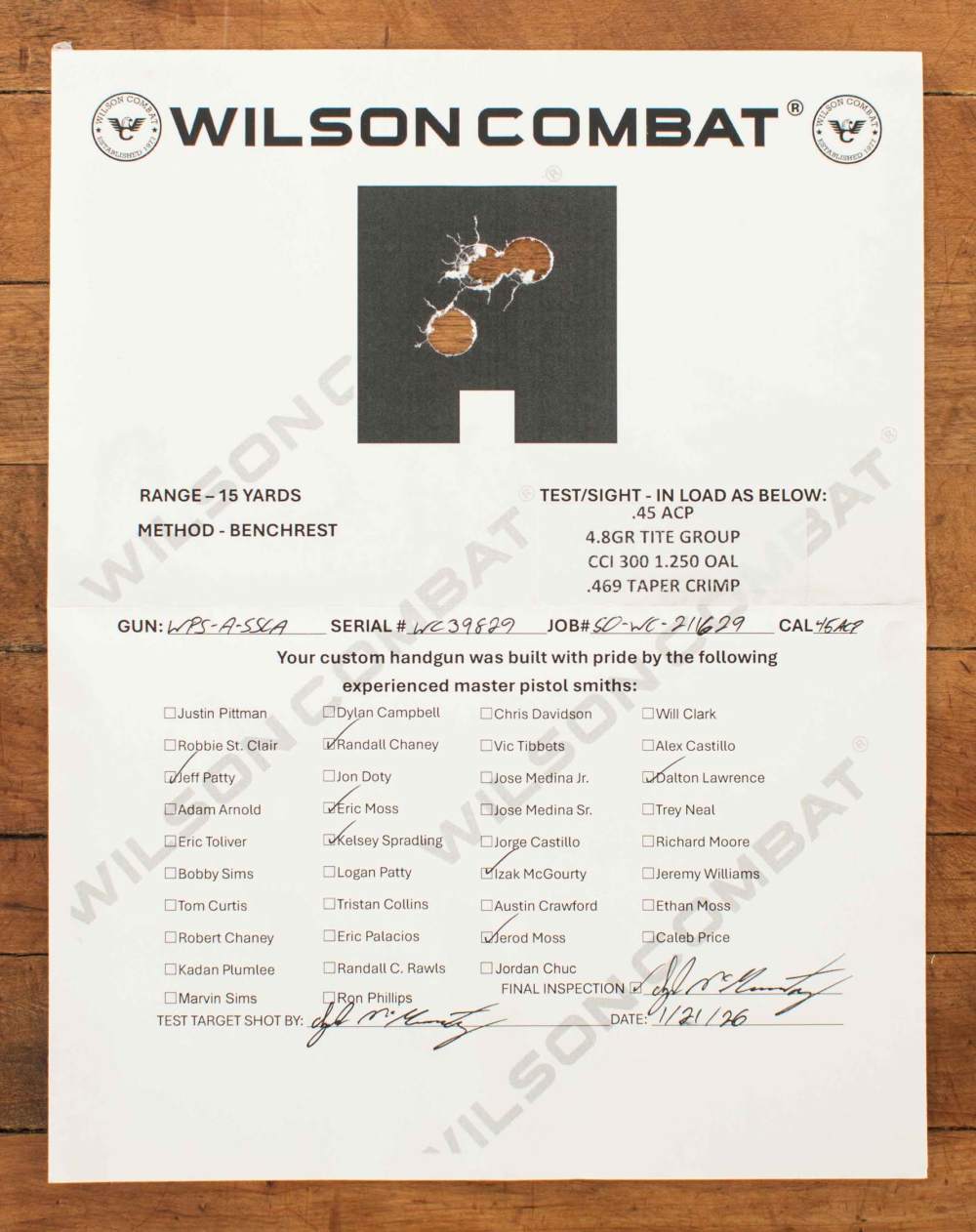Wilson Combat .45ACP- PROTECTOR, MAGWELL, CA APPROVED-img-15