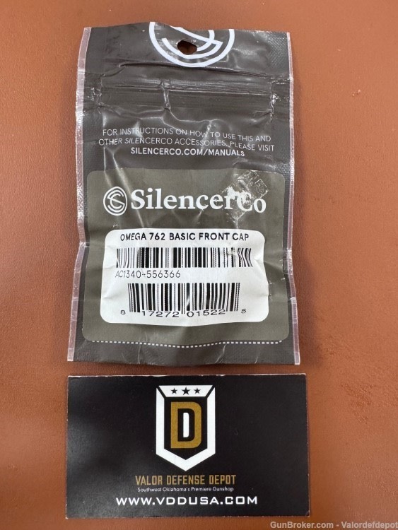 SilencerCo OMEGA BRAVO 762 Basic Front Cap. AC1340-img-1