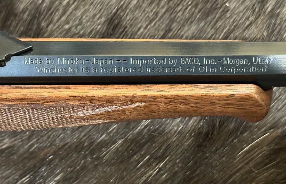 WINCHESTER 1885 LOW WALL HUNTER RIMFIRE 17 WSM 24" GOOD WOOD STOCK-img-6