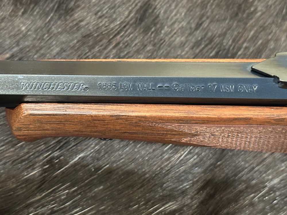 WINCHESTER 1885 LOW WALL HUNTER RIMFIRE 17 WSM 24" GOOD WOOD STOCK-img-13