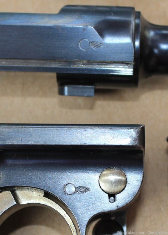 The 1st US Test Luger M1900 w/Ideal Stock SN5673 US Property SA Flame Bomb-img-6