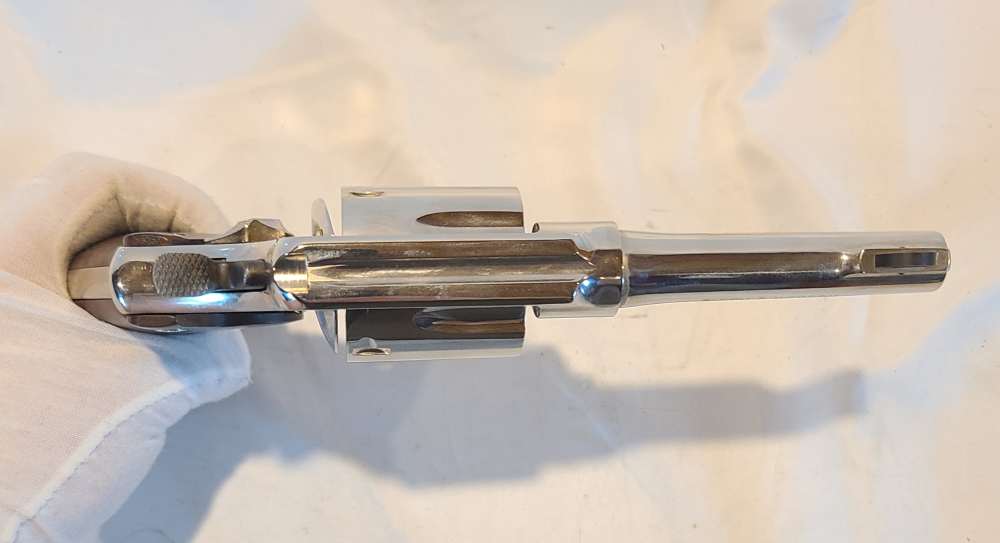 NIB Smith & Wesson 21-4 44 Special Nickel Classic Military 1950-img-3