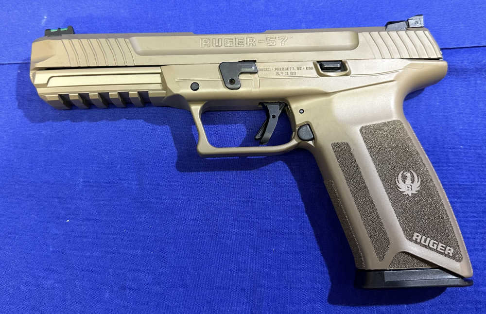 Ruger Pro 57 5.7x28 FDE 4.9in barrel 20rd 16403FDE -img-0