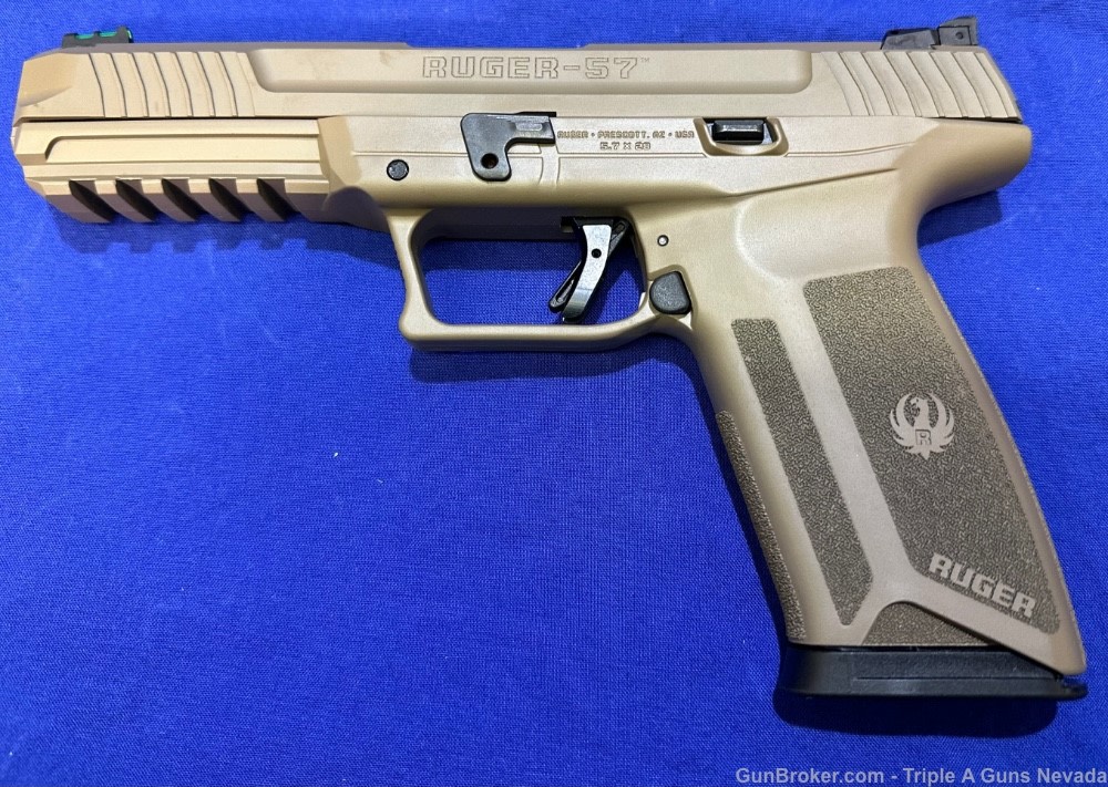 Ruger Pro 57 5.7x28 FDE 4.9in barrel 20rd 16403FDE -img-0