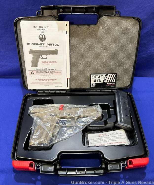 Ruger Pro 57 5.7x28 FDE 4.9in barrel 20rd 16403FDE -img-10