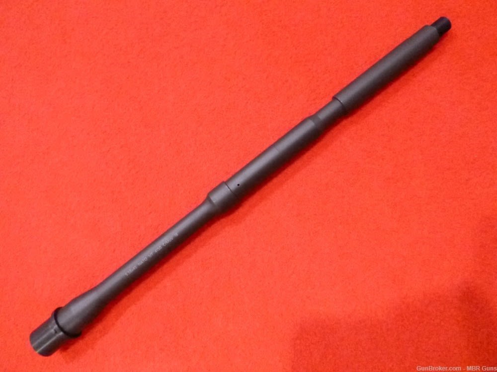 AR 15 5.56 16" M4 Profile Barrel Nitride 1:7 Carbine Length Gas System-img-0
