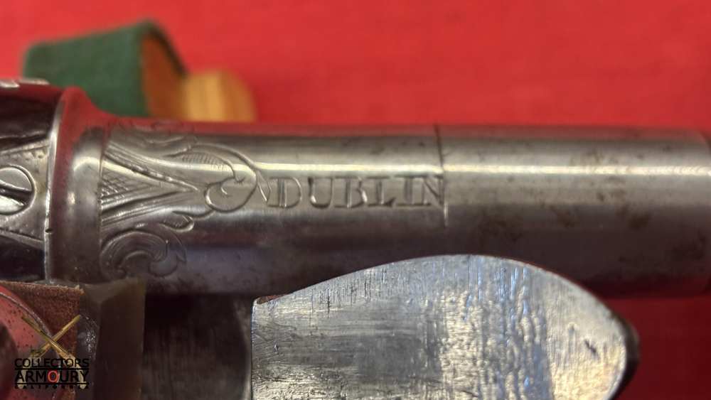 Pair of Irish Flintlock Queen Anne Pistols by Collins, Dublin, Circa 1750-img-22