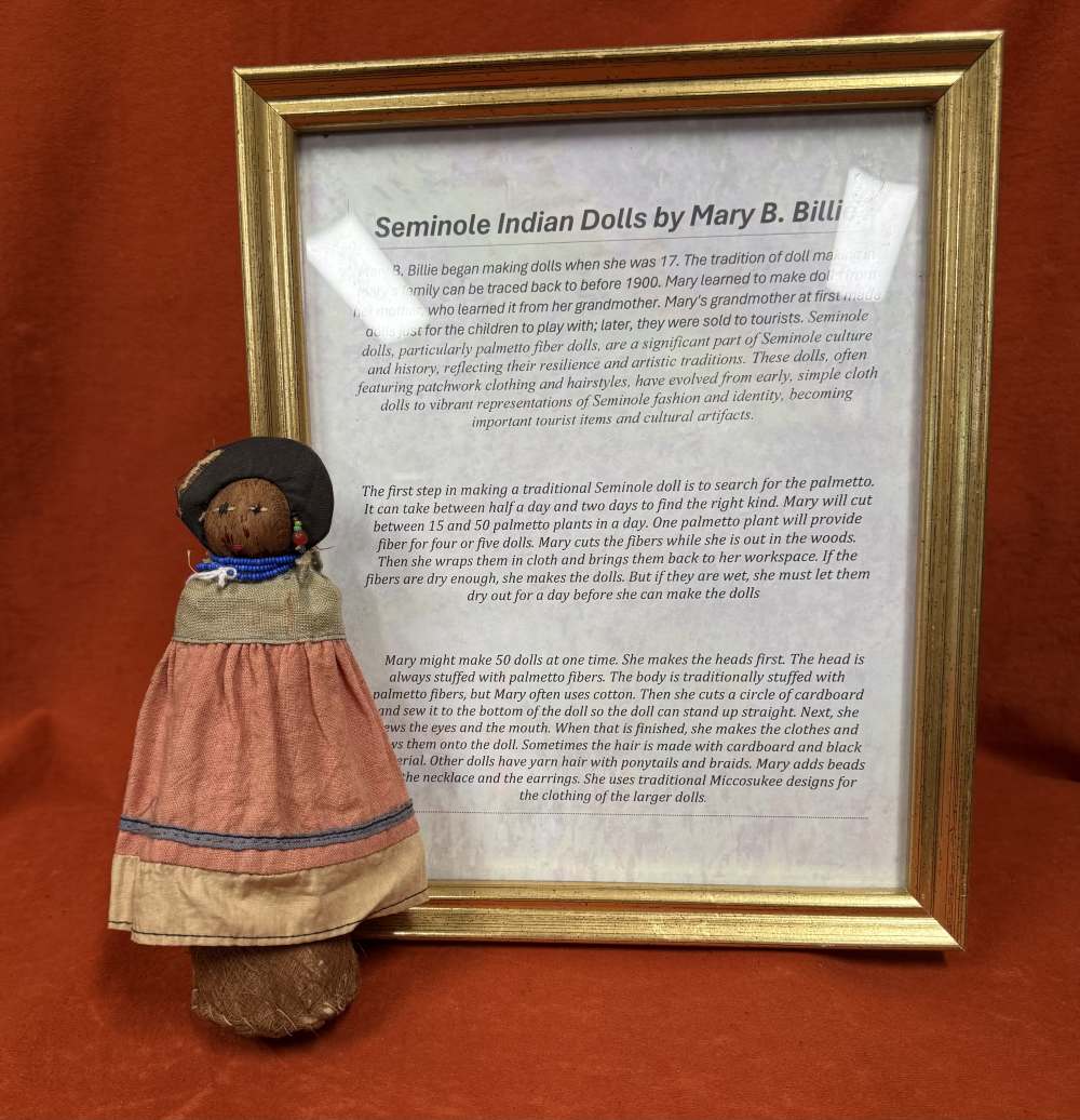  Seminole Indian Doll by Mary B. Billie-img-6