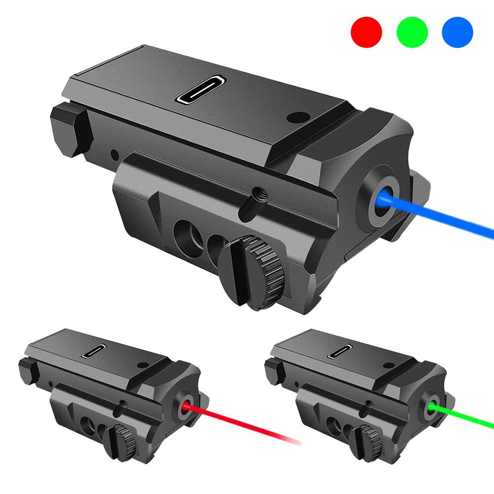 New 2026 Tactical Mini Pistol Compact Laser W/20mm mount USB Rechargeable-img-0