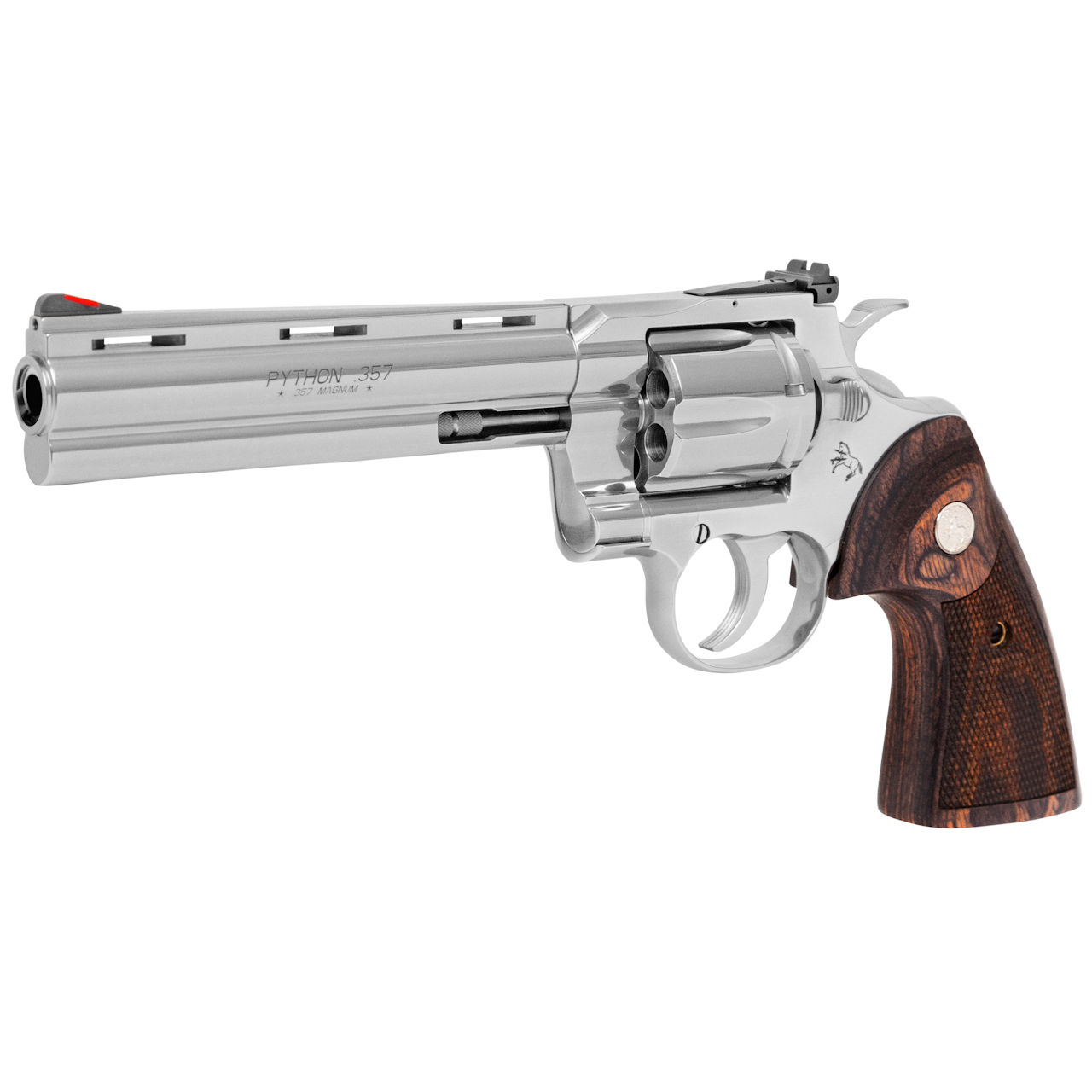 Colt Python 357 Magnum Revolver 6 Stainless 6rd Walnut PYTHONSP6WTS-img-2