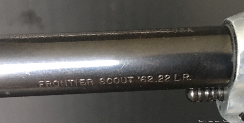 Vintage Colt Frontier Scout "62 .22 LR .22 Mag Single Action Revolver 1967-img-8