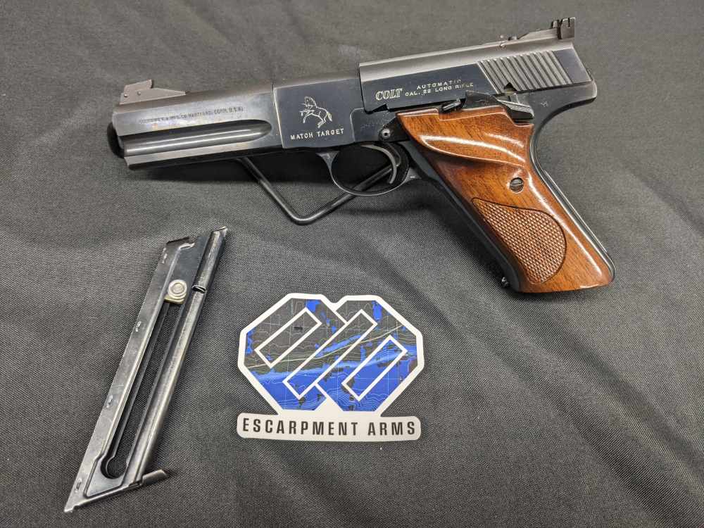 Beautiful Colt Woodsman Match Target .22 LR Two Colt Magazines-img-1