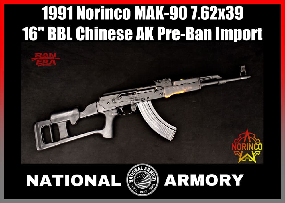 1991 Norinco Mak-90 7.62x39 16" BBL Ban Era Sporter -img-0