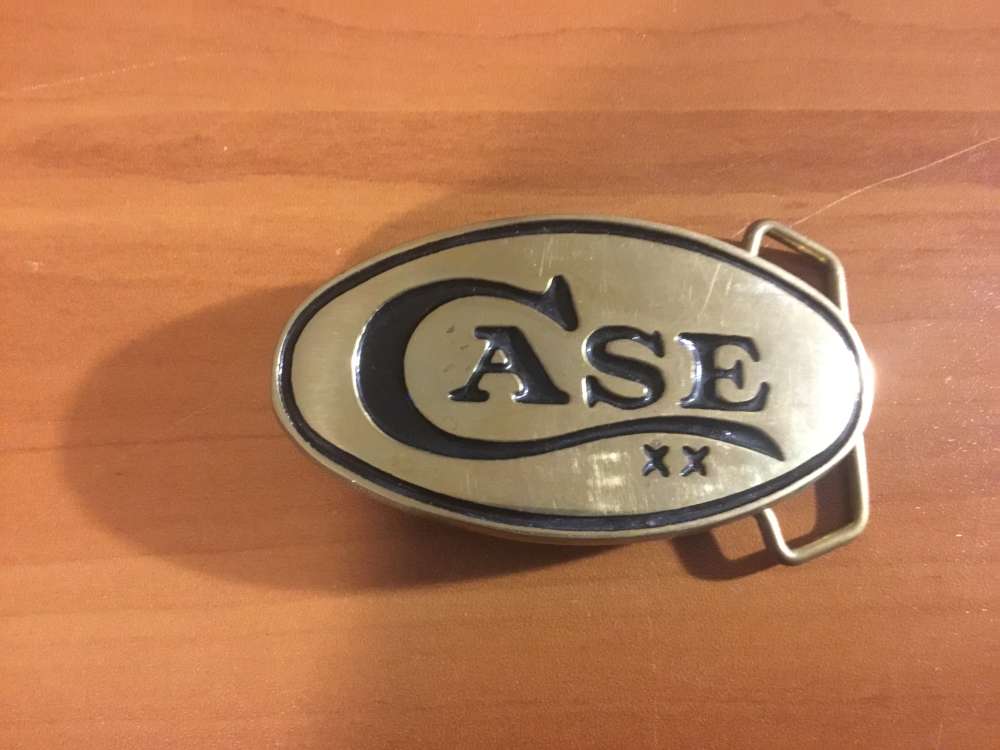 Vintage CASEXX Barron belt buckle solid brass new unused (CBBDJR)-img-0