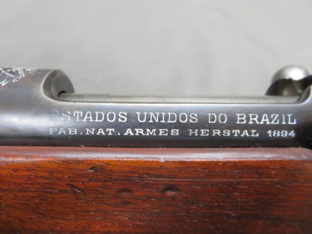 ANTIQUE BRAZILIAN M1894 MAUSER RIFLE-FABRIQUE NATIONALE-NICE CREST-MATCHING-img-8