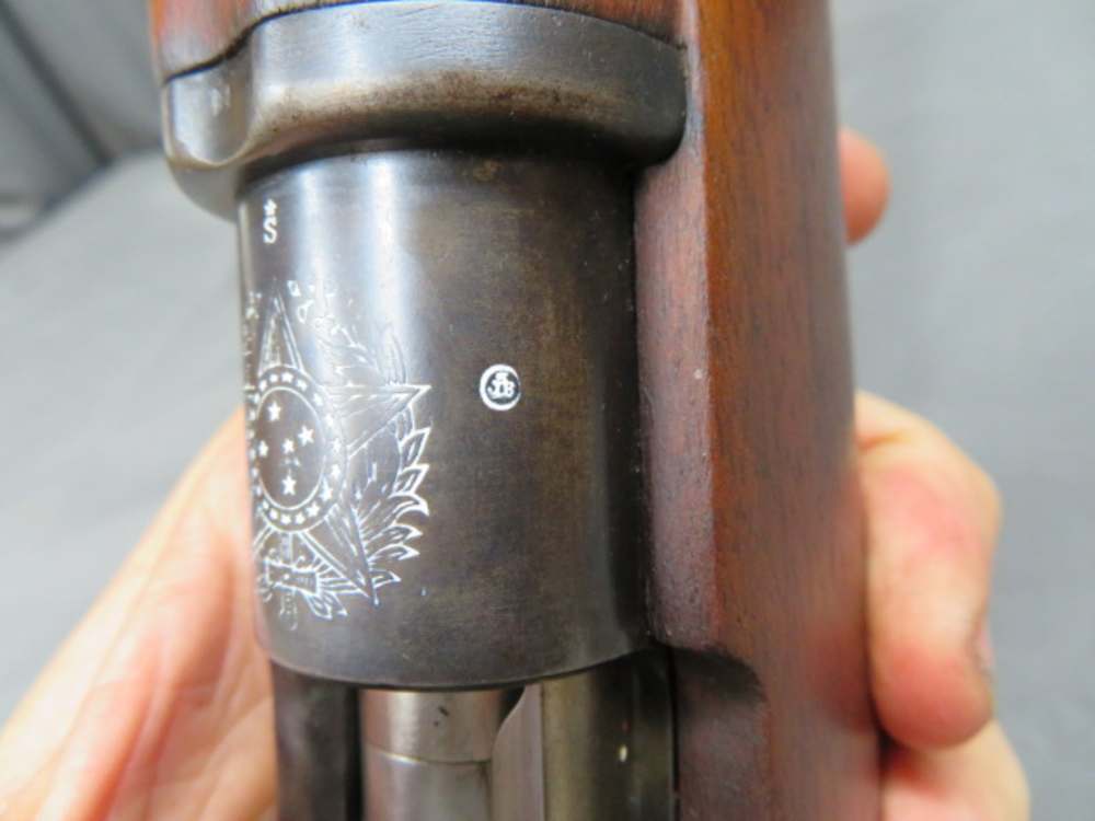 ANTIQUE BRAZILIAN M1894 MAUSER RIFLE-FABRIQUE NATIONALE-NICE CREST-MATCHING-img-7