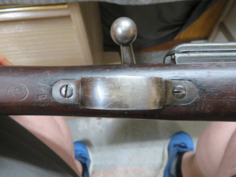ANTIQUE US MODEL 1892/96 KRAG JORGENSEN RIFLE-DATED 1894-NICE CONDITION-img-10