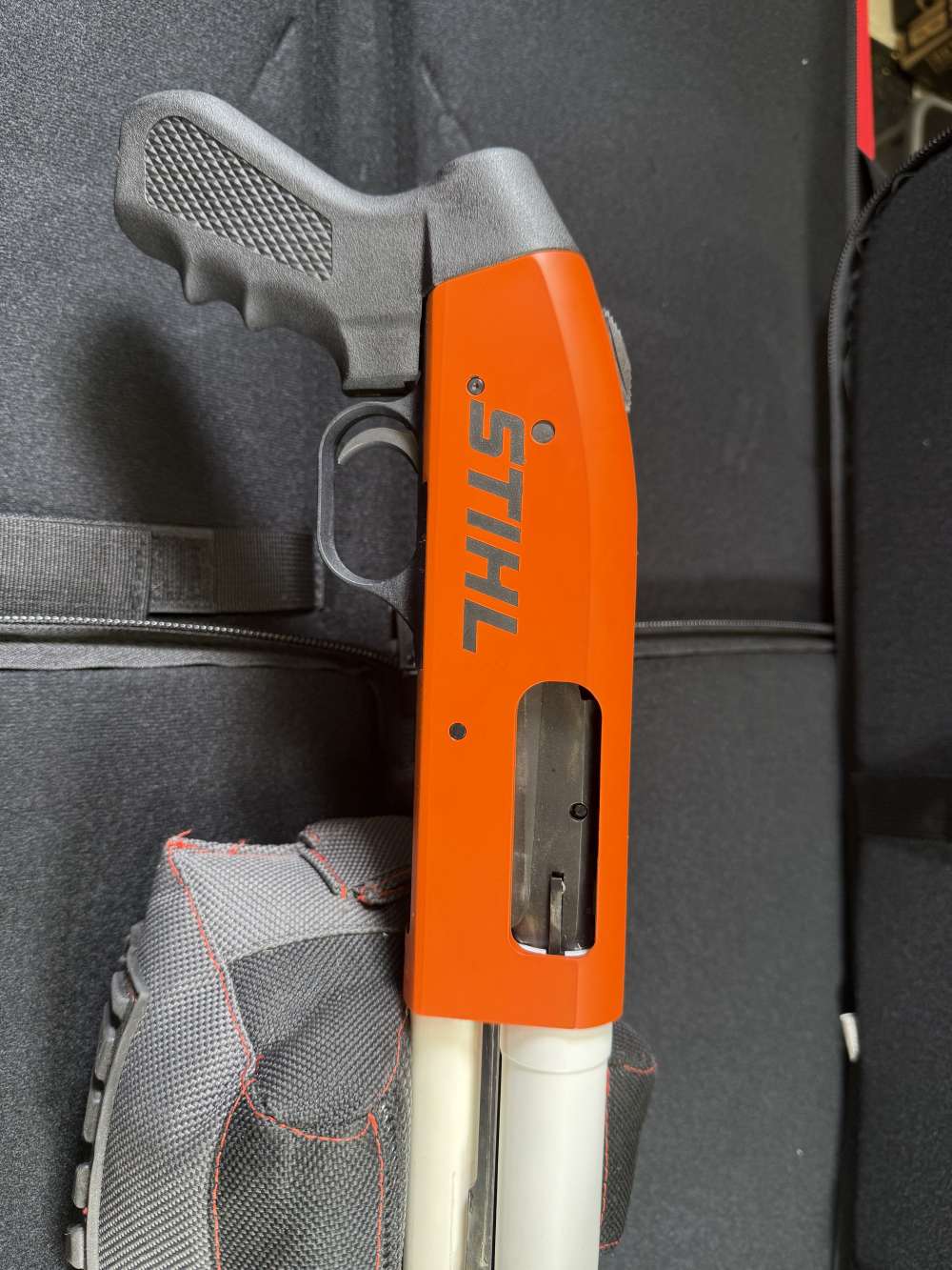 Mossberg 590 Chainsaw - Custom Cerakote STIHL Edition 12 Ga Pump Action 18"-img-10