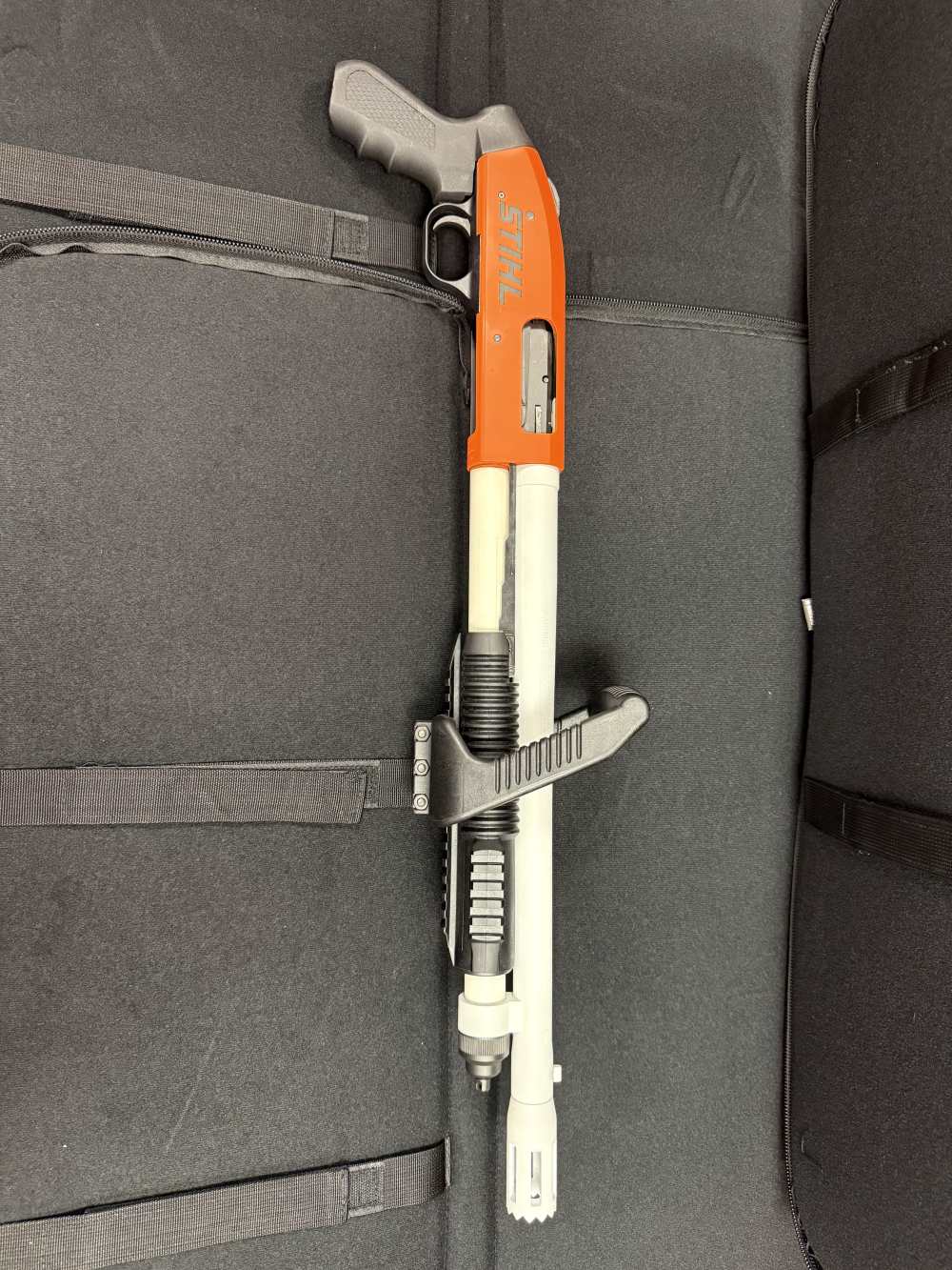 Mossberg 590 Chainsaw - Custom Cerakote STIHL Edition 12 Ga Pump Action 18"-img-51