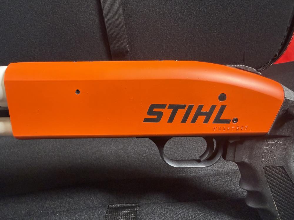 Mossberg 590 Chainsaw - Custom Cerakote STIHL Edition 12 Ga Pump Action 18"-img-31