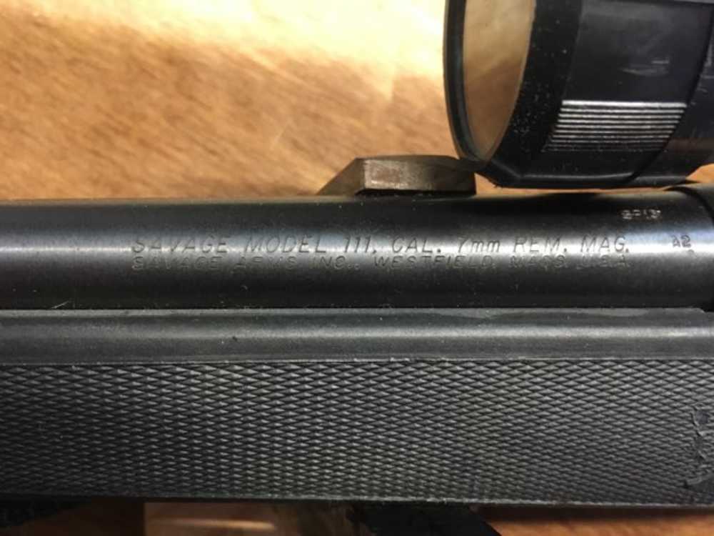 Savage 111 in 7rem. mag  24" barrel and Simons scope.-img-2