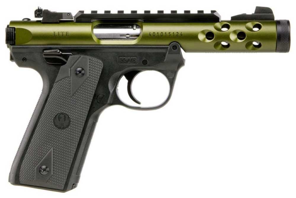 Ruger Mark IV 22/45 Lite .22LR Pistol 4.4" 10+1 Green-img-0