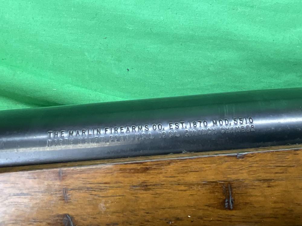 RARE MARLIN 5510 ORIGINAL SUPER GOOSE 10GA JM MARKED 34”  BOLT ACTION 10 GA-img-17
