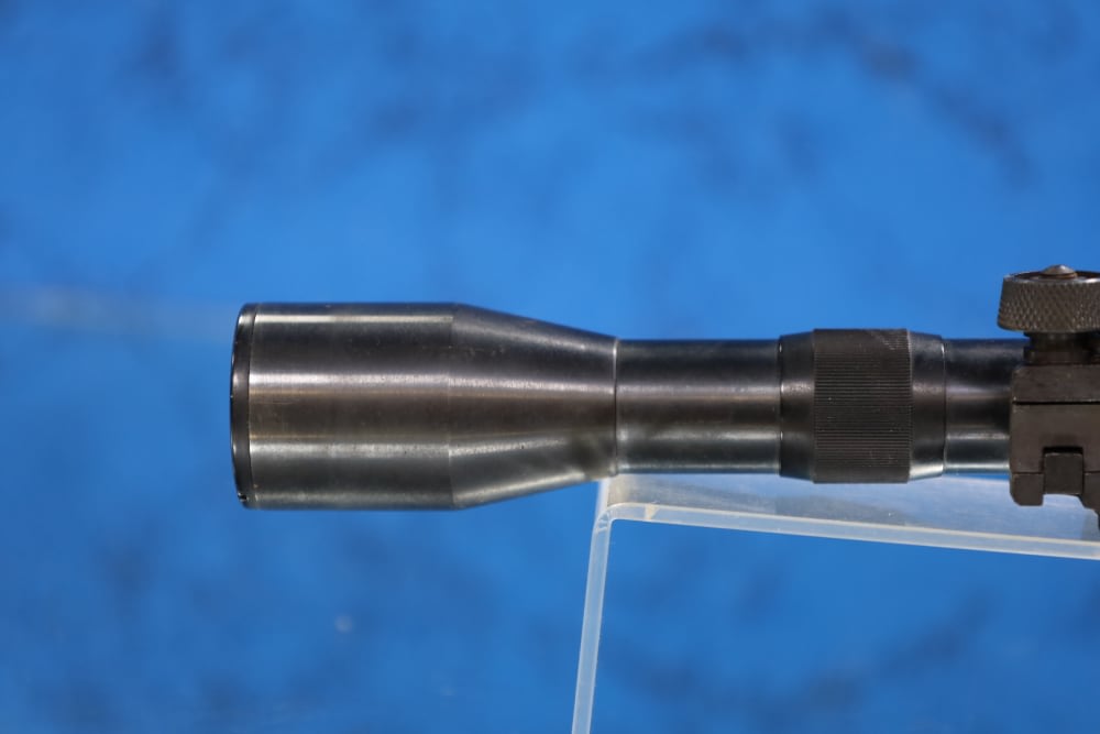 Noris Zf 2.5X18MM #1 RETICLE 22MM TUBE LEATHER SCOPE CAP ANSCHUTZ MOUNT-img-15