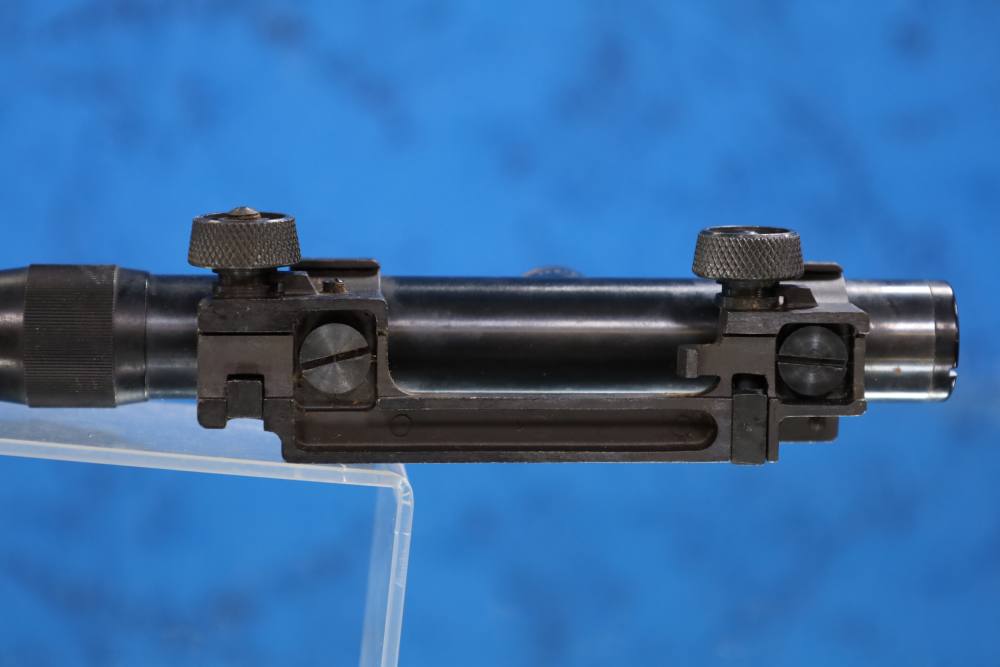 Noris Zf 2.5X18MM #1 RETICLE 22MM TUBE LEATHER SCOPE CAP ANSCHUTZ MOUNT-img-17